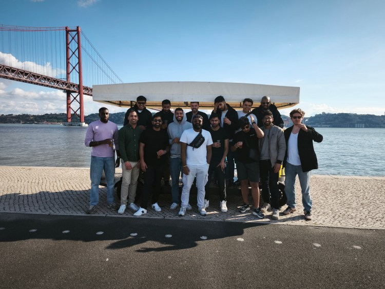 Lisbon beer bike stag do