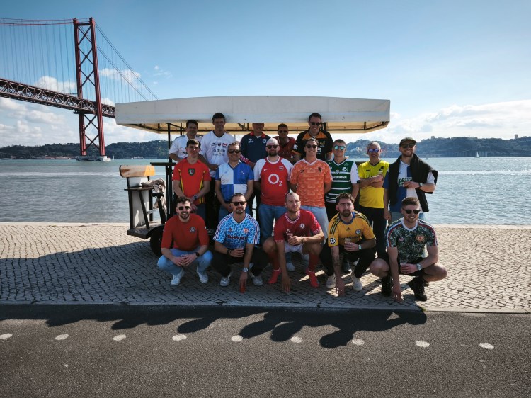 lisbon beer bike stag group